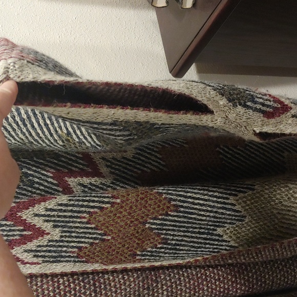 Love Marks Brand chevron pattern Poncho Size Large - Picture 5 of 7